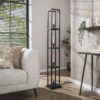 Hoyz Collection - Vloerlamp Quadra 4-lichts - Artic Zwart