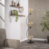 9652-56e3-46d5-9aa6-346d7cdea148 Hoyz Collection - Vloerlamp Arcus 3-lichts - Sienna Bruin